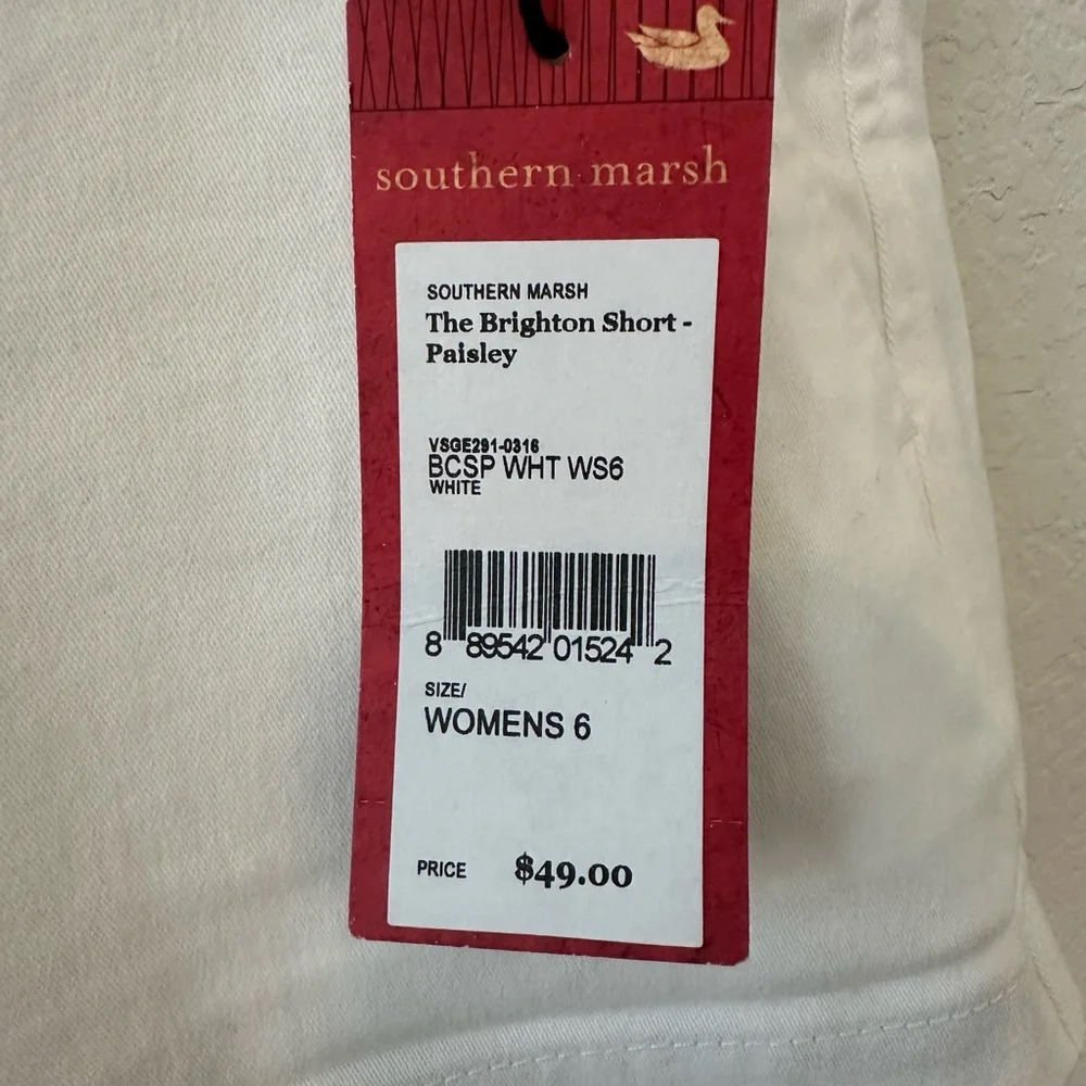 NWT Southern Marsh Brighton White 6 Women’s shorts - Picture 8 of 11